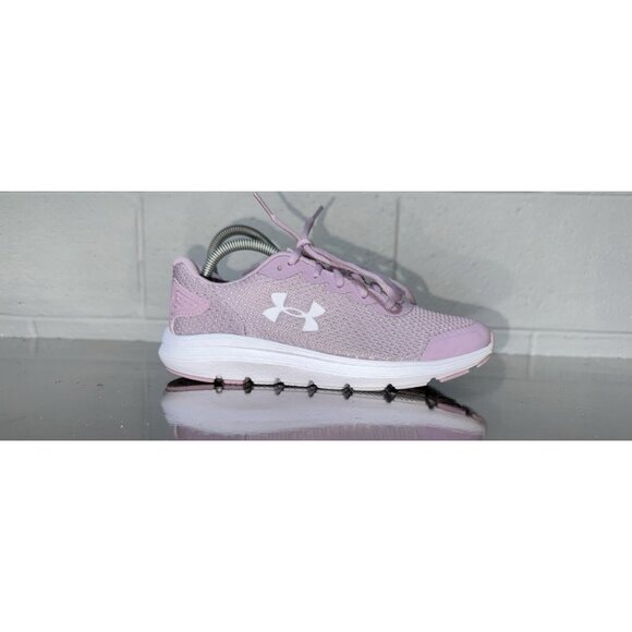 Under Armour Shoes - Under Armour Surge 2 Womens Athletic Running Shoes Size 7 Mauve Pink White